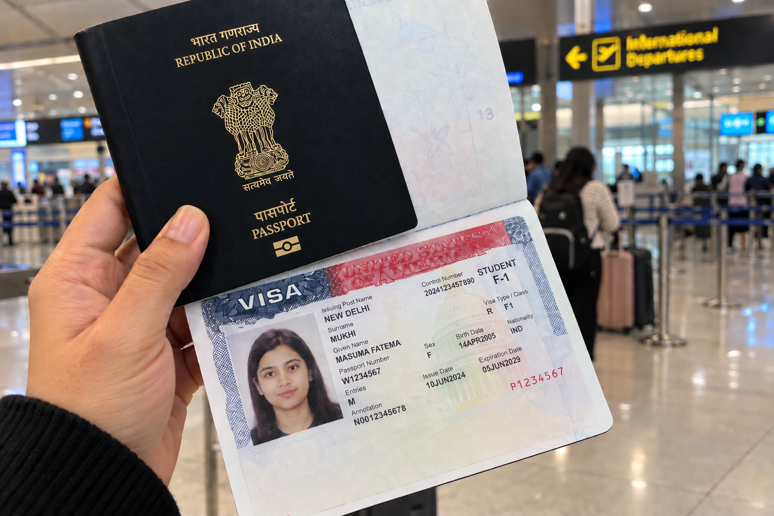 Students on an international journey
